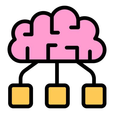 Beyin fırtınası bilgi ikonu. Beyaz arkaplan renginde izole edilmiş web tasarımı için Beyin Fırtınası bilgi vektör simgesi
