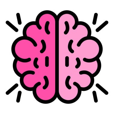 Beyin fırtınası pazarlama ikonu. Beyaz arkaplan renklerinde izole edilmiş web tasarımı için Beyin Fırtınası pazarlama vektör simgesi