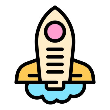 Beyin fırtınası roket ikonu. Beyaz arkaplan renginde izole edilmiş web tasarımı için Beyin Fırtınası roket vektör simgesi