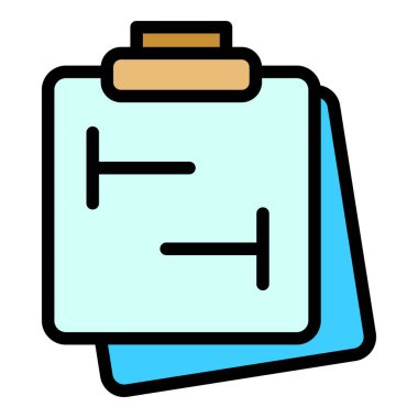 Akıllı ofis panosu simgesi. Beyaz arkaplan rengi üzerinde izole edilmiş web tasarımı için Akıllı ofis pano vektör simgesi