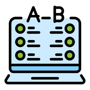 Çevrimiçi okul ikonu. Web tasarımı için Çevrimiçi okul vektör simgesi beyaz arkaplan rengi üzerinde izole