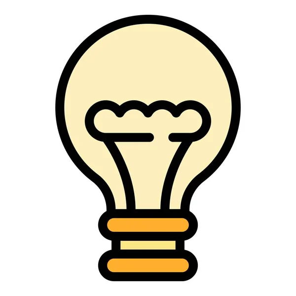 Glühbirnen Symbol Umriss Lampe Intelligente Glühbirnen Vektor Symbol Für Web — Stockvektor