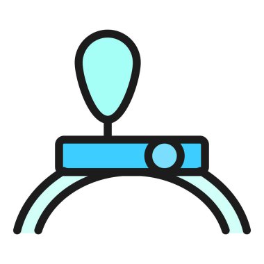 Spor takip ikonu. Beyaz arkaplan rengi üzerinde izole edilmiş web tasarımı için Sport izleyici vektör simgesi