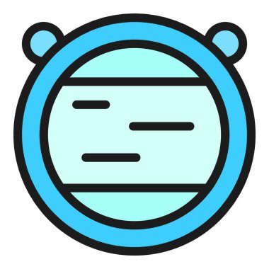 Kontrol izleyici simgesi. Beyaz arkaplan renginde izole edilmiş web tasarımı için ana kontrol izleyici vektör simgesi