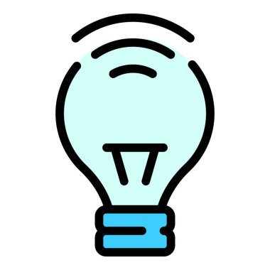 Ampul sensör simgesi. Beyaz arkaplan rengi üzerinde izole edilmiş web tasarımı için Ampul sensör vektör simgesi