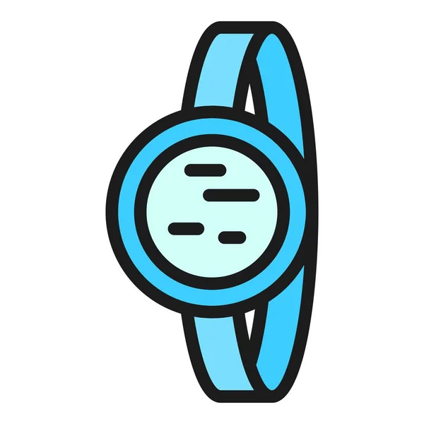 Slimme Horloge Icoon Outline Smart Horloge Vector Icoon Voor Web — Stockvector