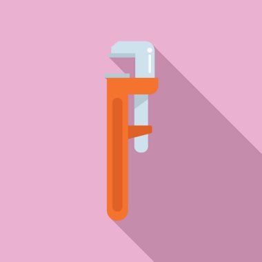 Kanalizasyon anahtarı düz vektörü. Kanalizasyon borusu. Kanalizasyon