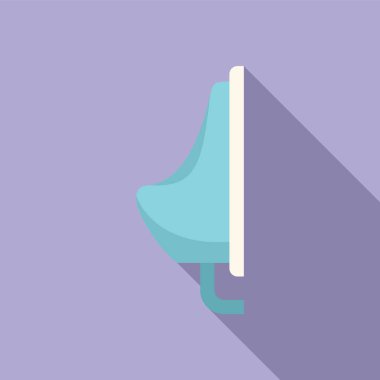 İdrar ikonu düz vektörü. Su borusu. Servis gideri