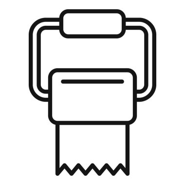 Kağıt simgesini yuvarla. Tuvalet. Kamu odası