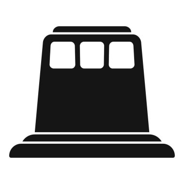 Bar kahve kapsülü simgesi basit vektör. Kahve espresso. Aroma iç