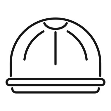 Kapsül kahve ikonu ana hatları vektörü. Espresso Kafe 'de. Kupa zevki