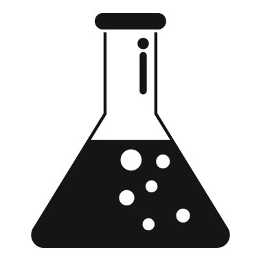 Mataranın laboratuvar simgesi basit bir vektör. Gmo yemeği. Organik test