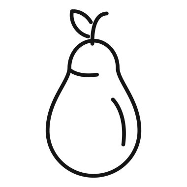 Gmo armut simgesi ana hat vektörü. Tarım yiyeceği. İlaç geni