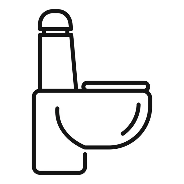 Vektor Osnovy Ikony Toalety Toaleta Veřejné Dveře — Stockový vektor