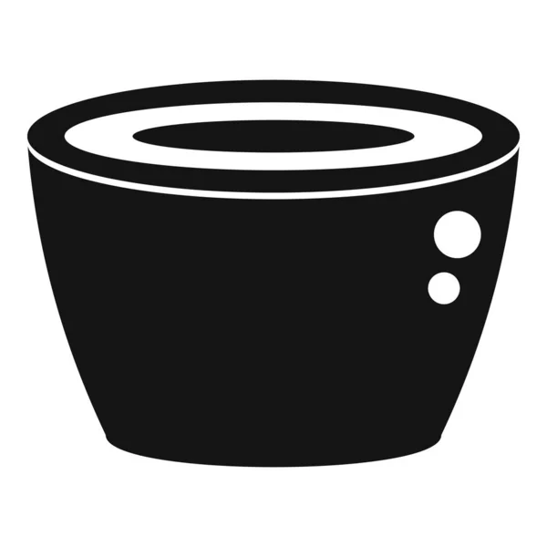 Іконка Чайної Капсули Простий Вектор Кавовий Еспресо Смак Смаження — стоковий вектор