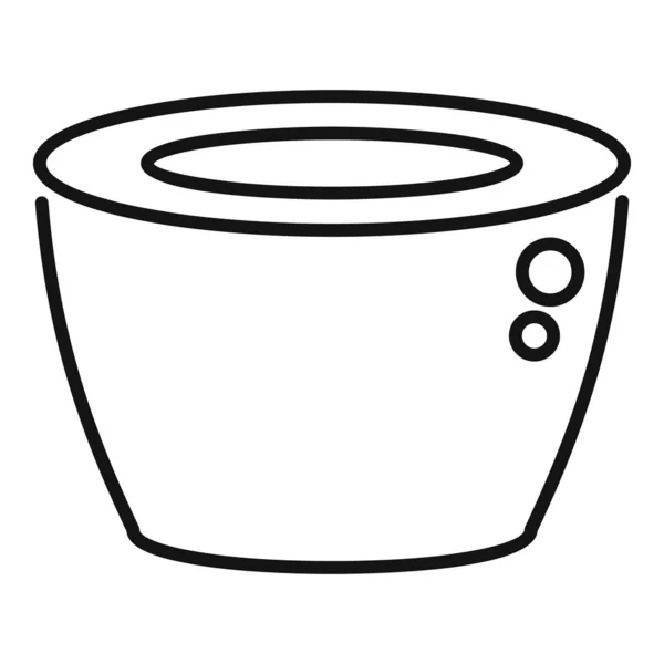 Περίγραμμα Διανύσματος Εικονιδίου Κάψουλας Καφέ Εσπρέσο Άρωμα Ποτού — Διανυσματικό Αρχείο