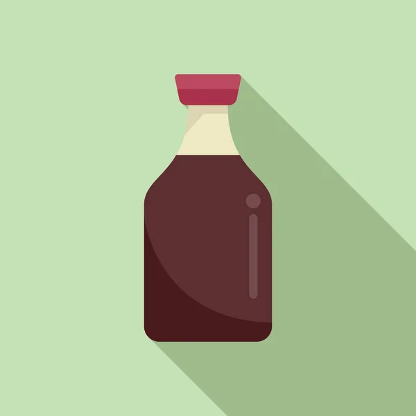 Gmo Trinken Symbol Flachen Vektor Dna Essen Genmedizin — Stockvektor