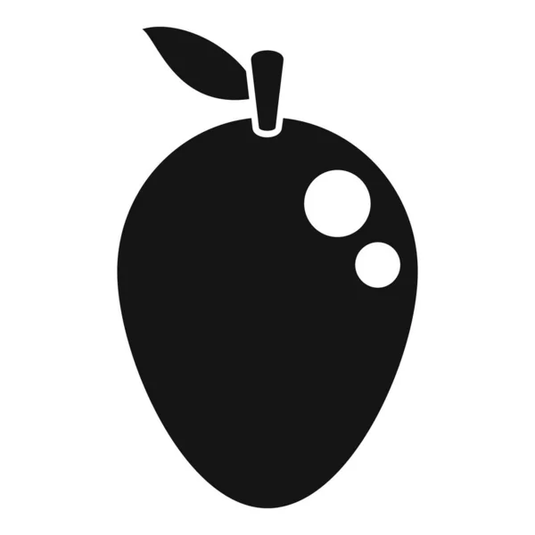 Gmo Mango Symbol Einfachen Vektor Dna Essen Genbiologie — Stockvektor