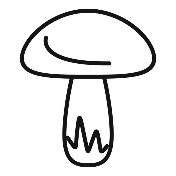 Mushroom Gmo Icon Outline Vektor Nahrungsmittellandwirtschaft Wissenschaftlicher Test — Stockvektor