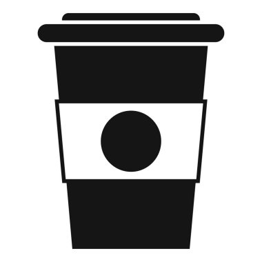 Kahve fincanı ikonu basit vektörü olmak için. Bekleme salonu. Oturma odası.