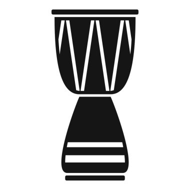 Bant davul simgesi basit vektör. Tuzak dönüşü. Oyuncak caz