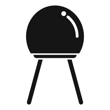 Batarya direnci ikon basit vektörü. Elektrik devresi. Endüstri enerjisi