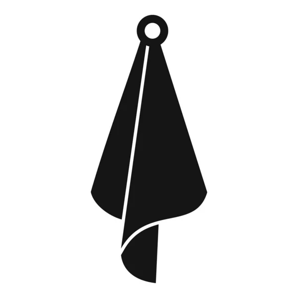 Taschentuchsymbol Einfacher Vektor Serviettentuch Vorhanden Gewebe — Stockvektor