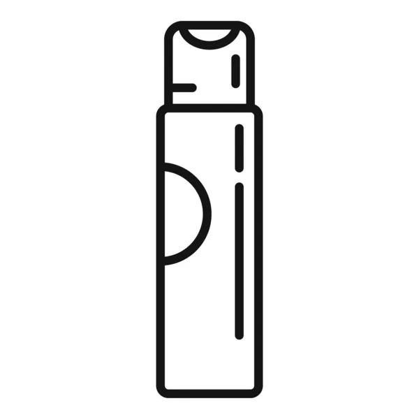 Deodorant Ikonu Ana Hat Vektörü Hava Spreyi Koku Efekti — Stok Vektör