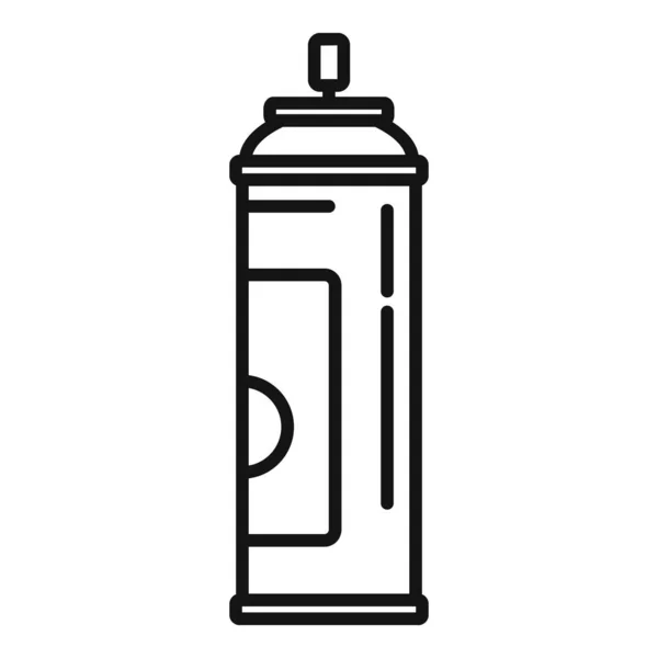 Вектор Контура Значка Распылителя Аромата Воздушный Баллончик Свежая Бутылка — стоковый вектор