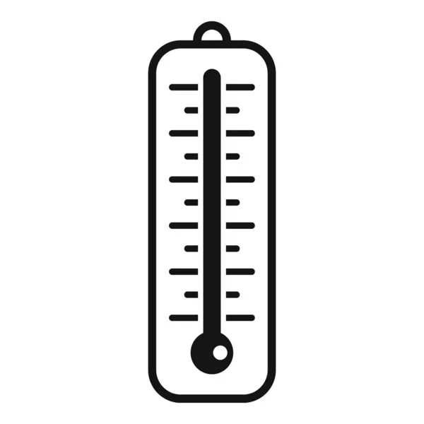 Pool Thermometer Symbol Einfacher Vektor Wasserreinigung Outdoor Ausrüstung — Stockvektor