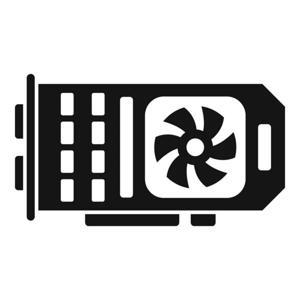 Motherboard Gpu 아이콘 컴퓨터 디지털 메모리 — 스톡 벡터