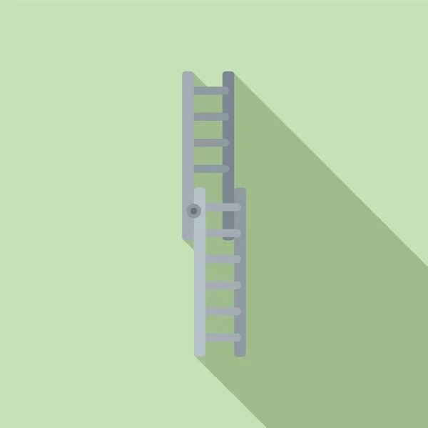 楼梯图标平面矢量 木台阶 暗影线 — 图库矢量图片
