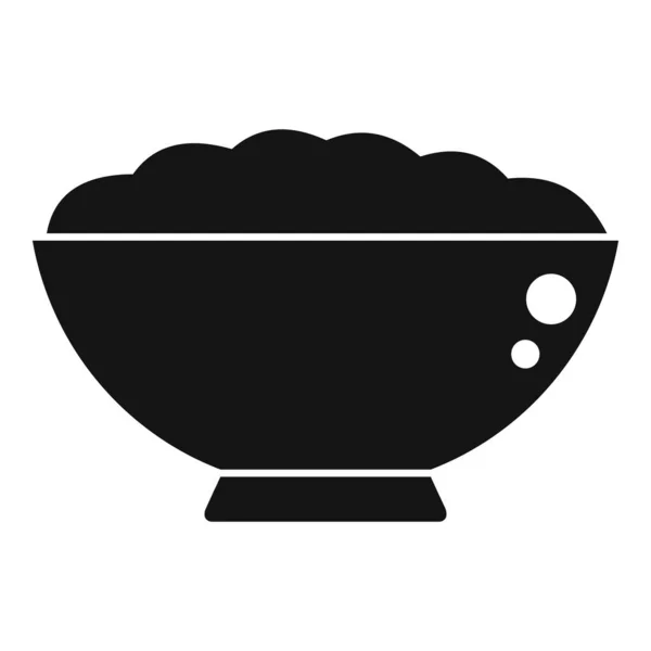 Masher Potato Icon Simple Vector Mash Food Bowl Meal — Stock Vector