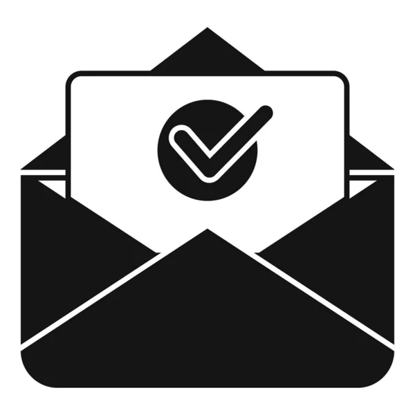 Subskrybuj Ikonę Mail Prosty Wektor Przycisk Poczta — Wektor stockowy