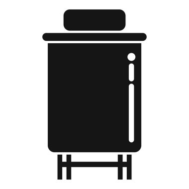 Kova çarpım simgesi basit vektör. Süt üretimi. Güzel yemek.