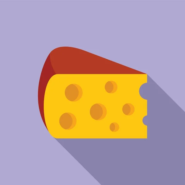 Τυρί Εικονίδιο Επίπεδη Διάνυσμα Εργοστάσιο Γάλακτος Διαδικασία Βουτύρου — Διανυσματικό Αρχείο