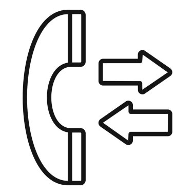 Çağrı simgesi ana hat vektörüne cevap ver. Müşteriyle bağlantı kur. E- posta bilgileri