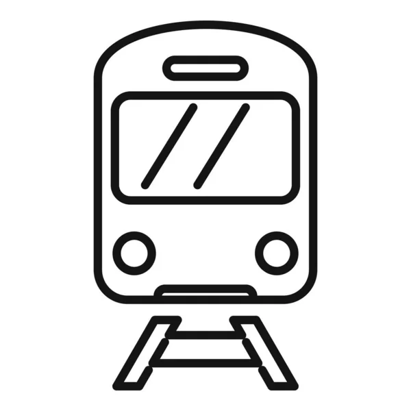 Vektor Osnovy Železniční Ikony Stanice Lidé Čekají — Stockový vektor