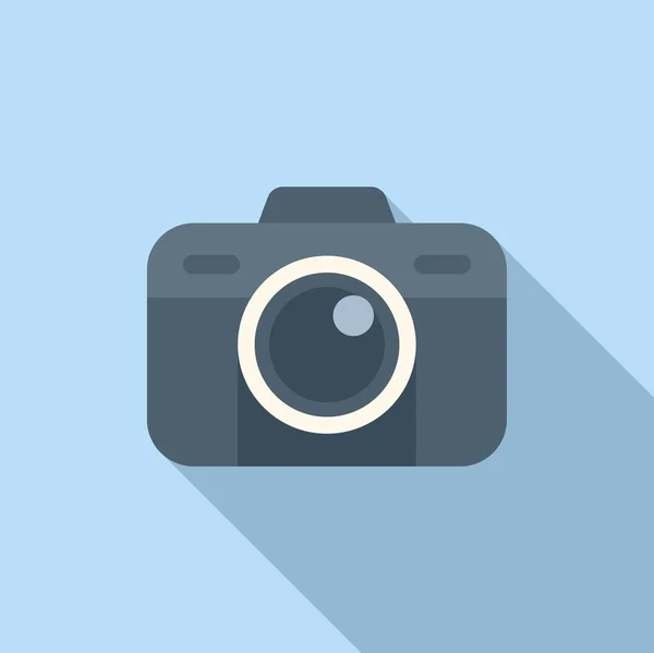 Camera Privacy Pictogram Vlakke Vector Gegevensbeveiliging Veilig Persoonlijk — Stockvector