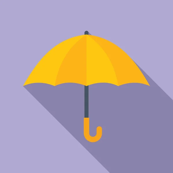 Privacy Umbrella Icon Flat Vector Secure Cyber Computer Safe — Stock Vector