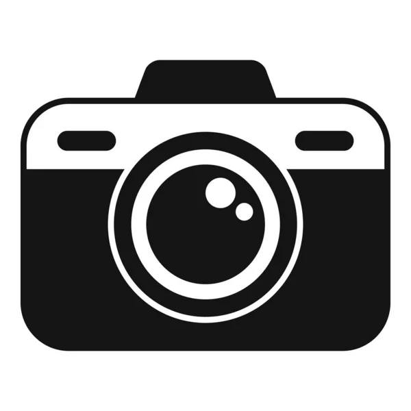 Icône Confidentialité Caméra Vecteur Simple Protection Des Données Sûr Personnel — Image vectorielle