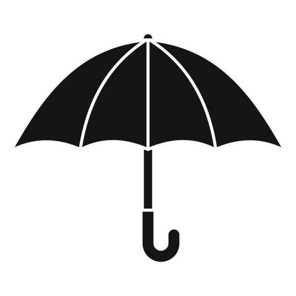Jednoduchý Vektor Ikony Deštníku Soukromí Zabezpečit Kyber Bezpečný Počítač — Stockový vektor
