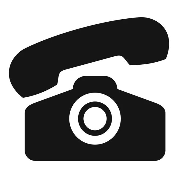 Ikona Telefonu Prosty Wektor Telefon Kontaktowy Mail Online — Wektor stockowy