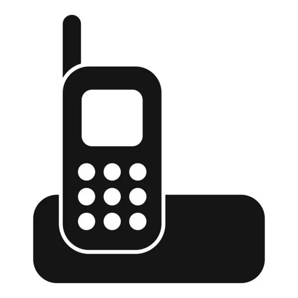 Das Symbol Des Telefonstands Ist Ein Einfacher Vektor Rufen Sie — Stockvektor