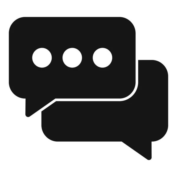 Info Chat Icoon Eenvoudige Vector Contact Oproep Klantenondersteuning — Stockvector