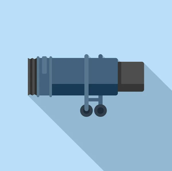 Ladungstrichter Symbol Flacher Vektor Bodenflughafen Flugzeugträger — Stockvektor