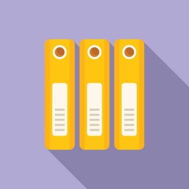 Dizin simgesi düz vektör. Ofis servisi. İnternette çalış