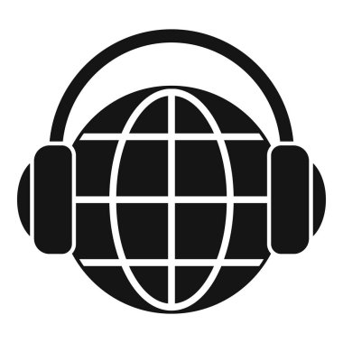 Genel yardım simgesi basit vektörü. Ofis servisi. Kişisel masa.