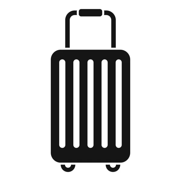 Reisetaschensymbol Einfacher Vektor Lkw Ladung Tragetreppe — Stockvektor