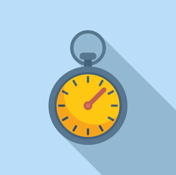 Stopwatch Simgesi Düz Vektör Zamanı Çalışma Denetimi — Stok Vektör